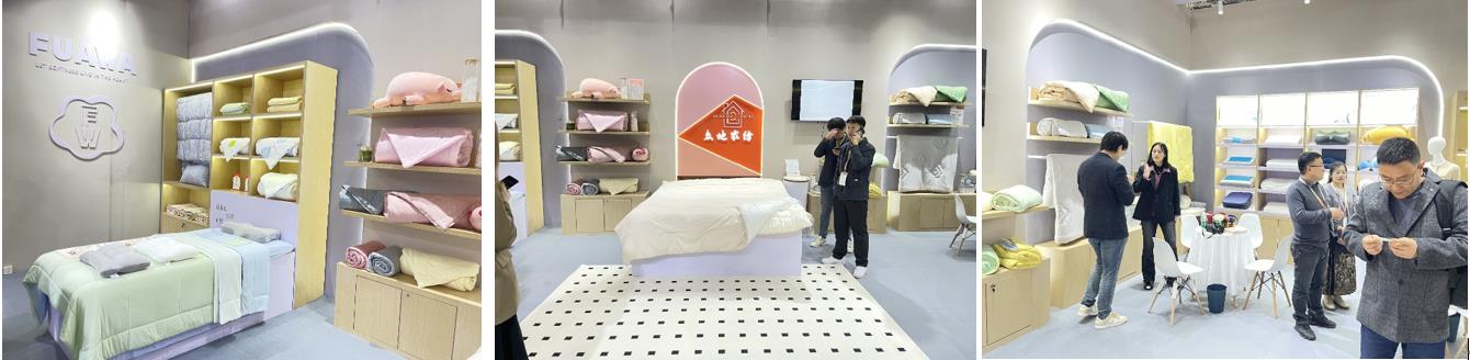 青島組團(tuán)參加intertextile家紡展，副市長趙燕一行蒞臨考察