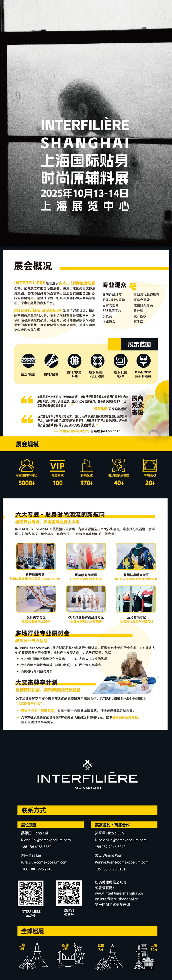  INTERFILIERE SHANGHAI 2025 上海國(guó)際貼身時(shí)尚原輔料展