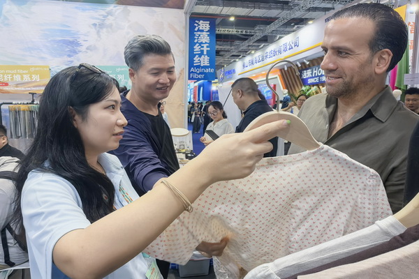 海纖&reg;生物黑科技閃耀intertextile秋冬展，海藻纖維倍受追捧！